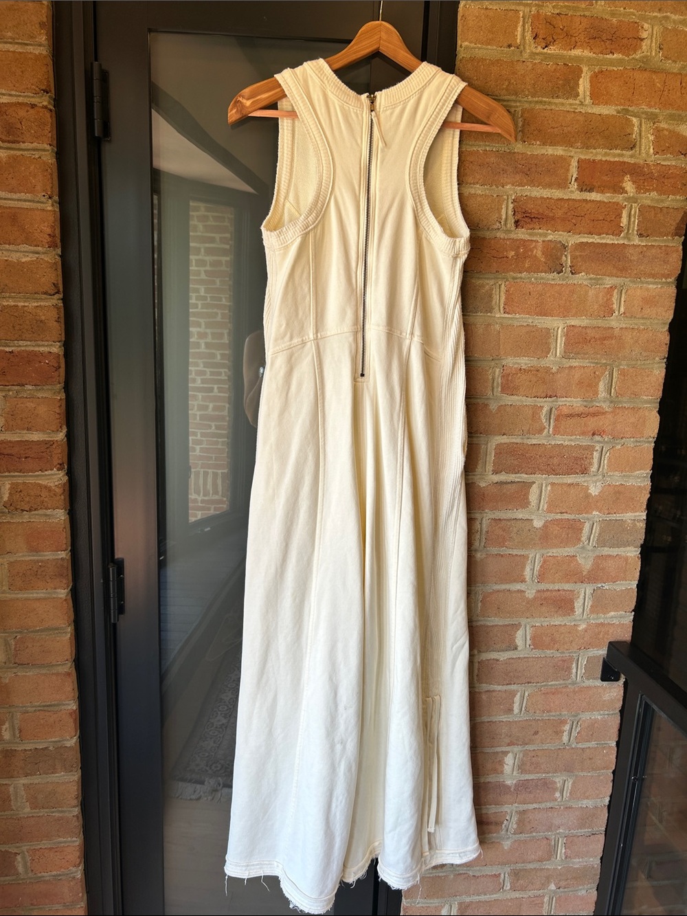 Bohme small Sleeveless Cream Wide-Leg Jumpsuit - Picture 3 of 4